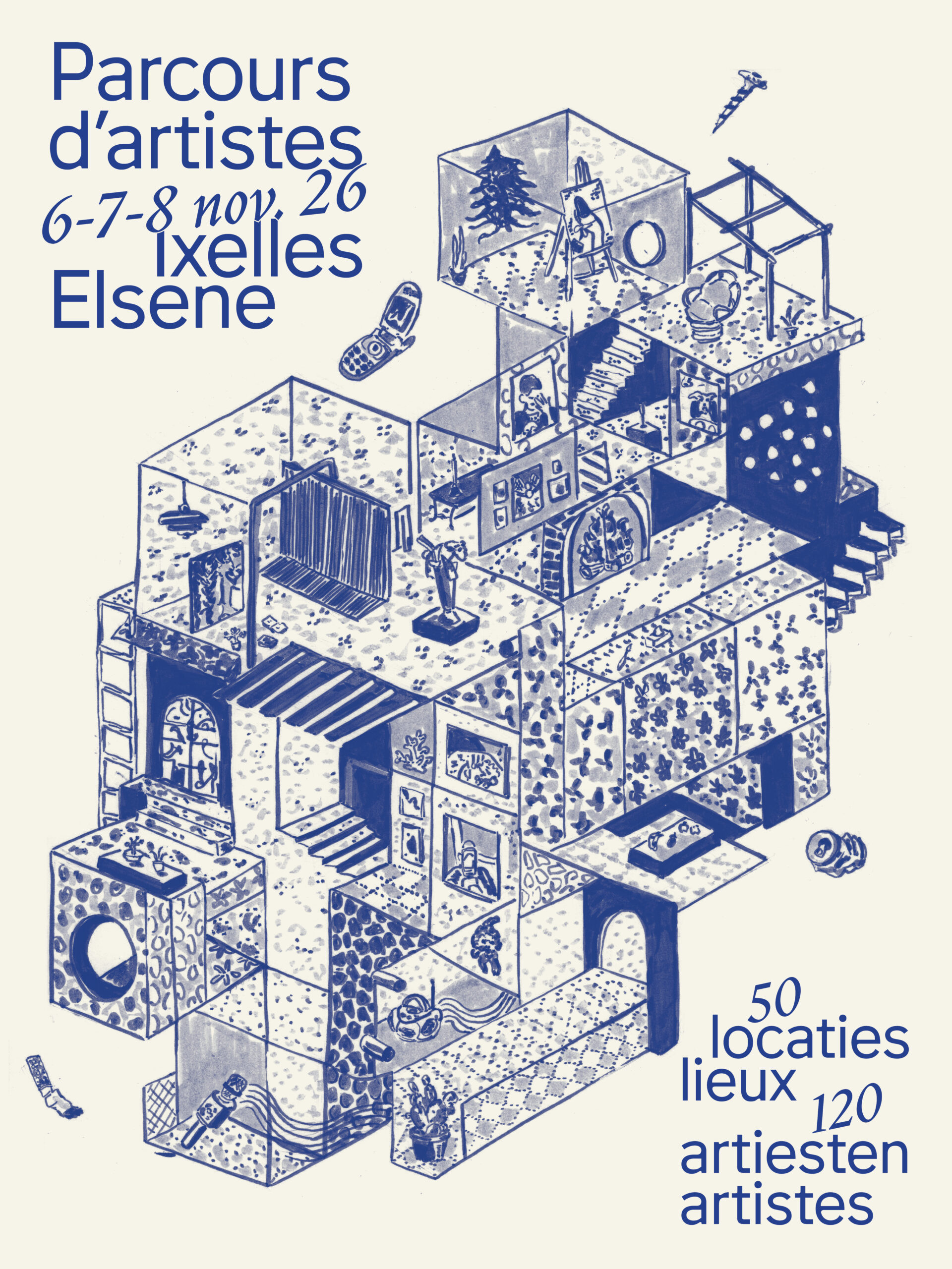 Parcours d’Artistes d’Ixelles Elsene 2026